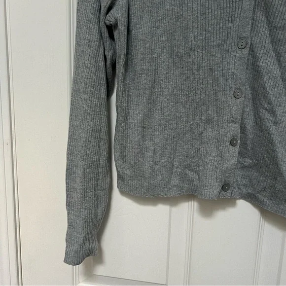 Grey Cropped Cardigan - Picture 6 of 6